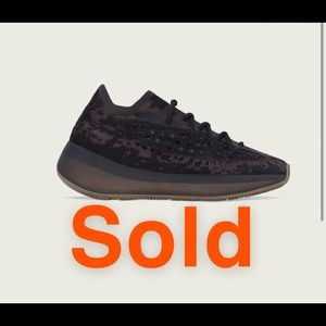 Size 4.5 Yeezy Boost 380 Onyx Non-Reflective 2020